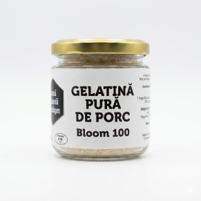 Gelatină pură de porc, Bloom 100, 130g